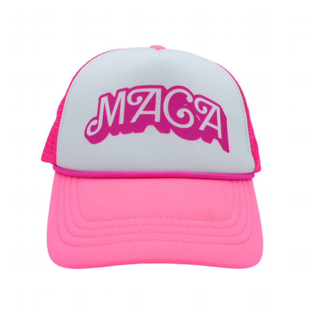 "MAGA" Barbie-Inspired Trucker Hat | Hot Pink